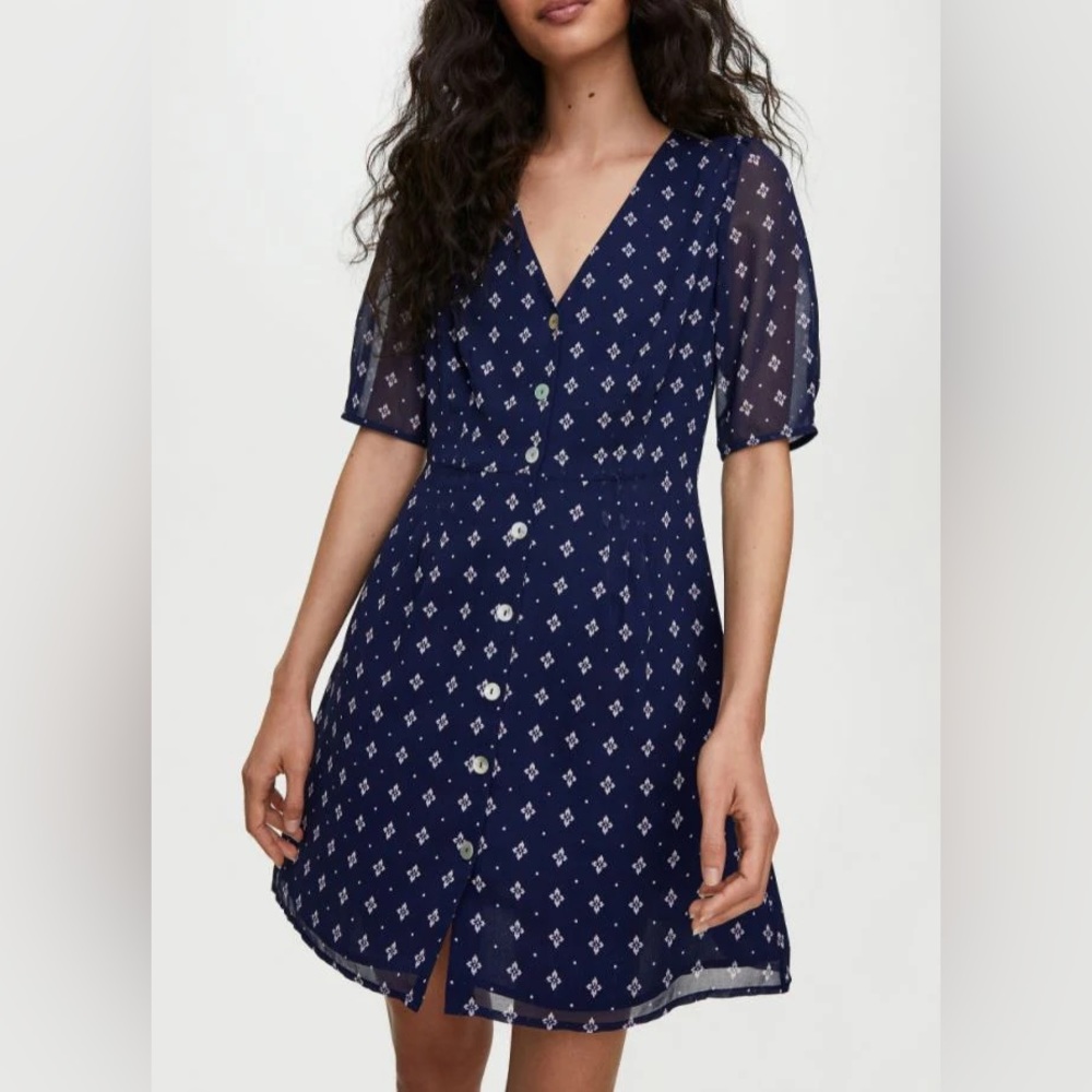 Wilfred Button-Front Dress